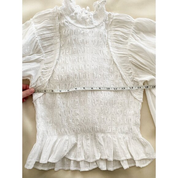 Isabel Marant Etoile "Idris" Top in White, size 38. Fits like a fitted size smal - Picture 12 of 14